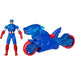 Marvel Avengers Motorbike Shield Thrower + Captain America figure-2