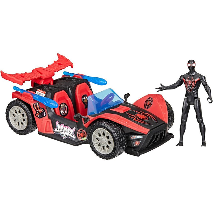 Marvel Spider-Man Venom Versus Launcher car + Miles Morales figure-2
