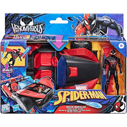Marvel Spider-Man Venom Versus Launcher car + Miles Morales figure-1