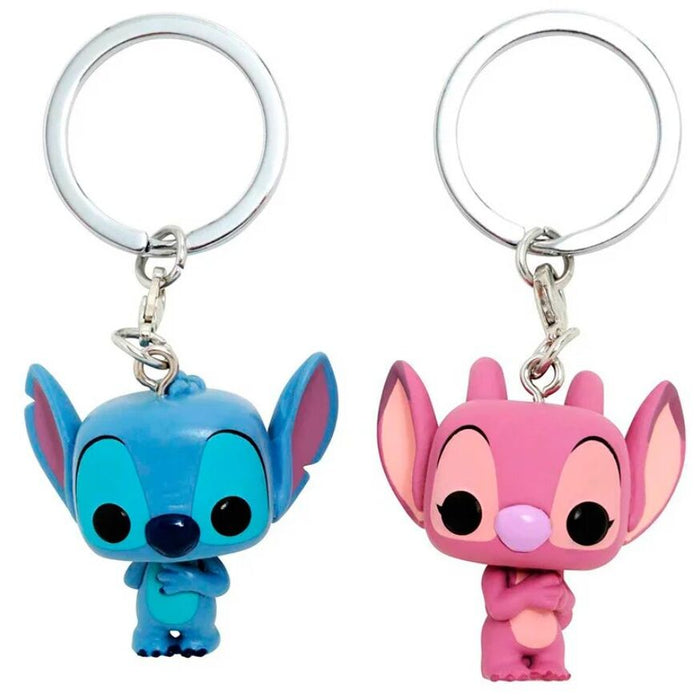 Pocket POP pack 2 keychain Disney Stitch & Angel-1
