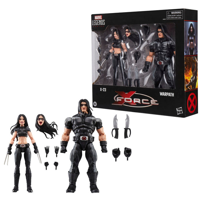 Marvel Legends X-Force X-23 & Warpath pack 2 figures 15cm-2