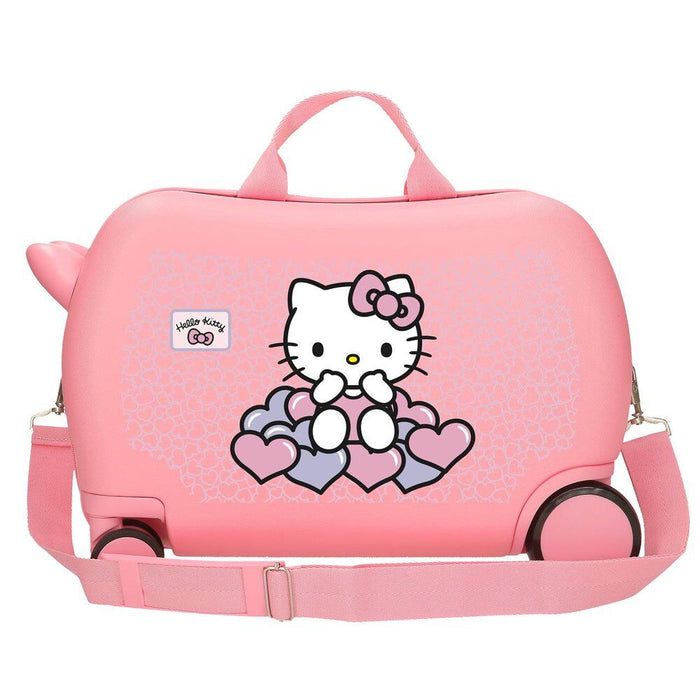Hello Kitty Hearts & Dots ABS suitcase 45cm-1