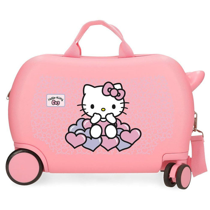 Hello Kitty Hearts & Dots ABS suitcase 45cm-2