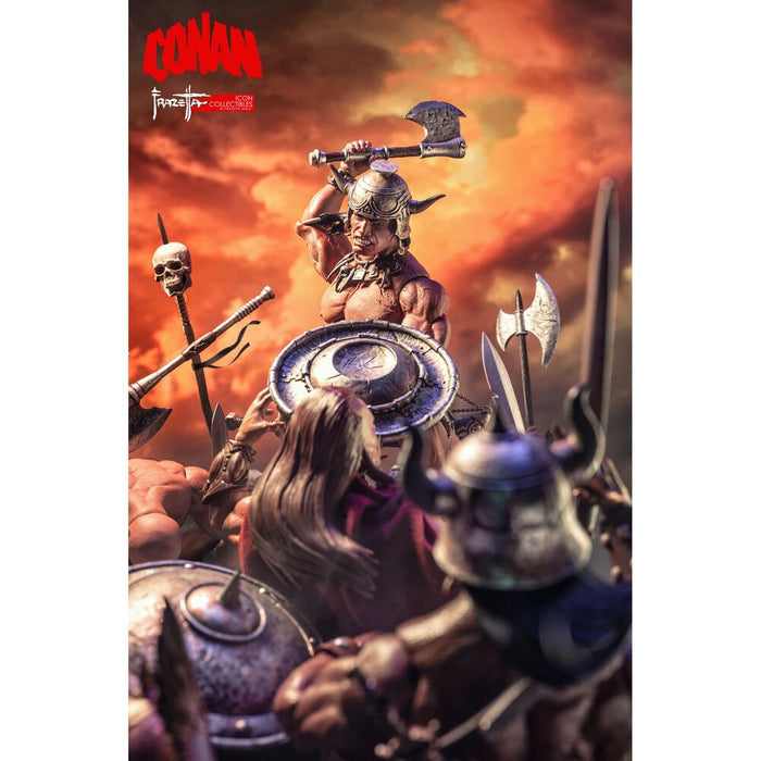 Conan the Barbarian Frazetta Icon figure 17cm-2
