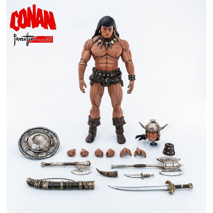 Conan the Barbarian Frazetta Icon figure 17cm-3
