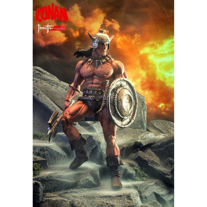 Conan the Barbarian Frazetta Icon figure 17cm-4