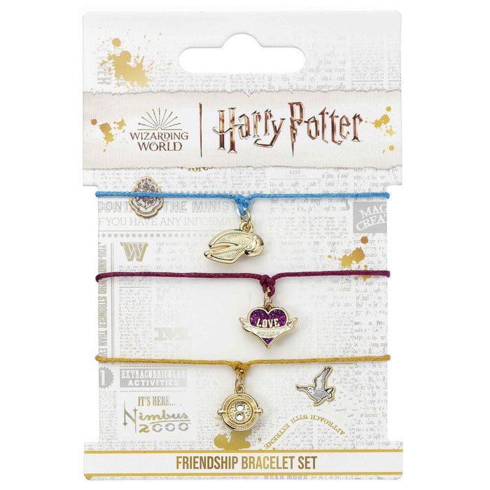 Harry Potter Golden Snitch Friendship Set 3 bracelets-2