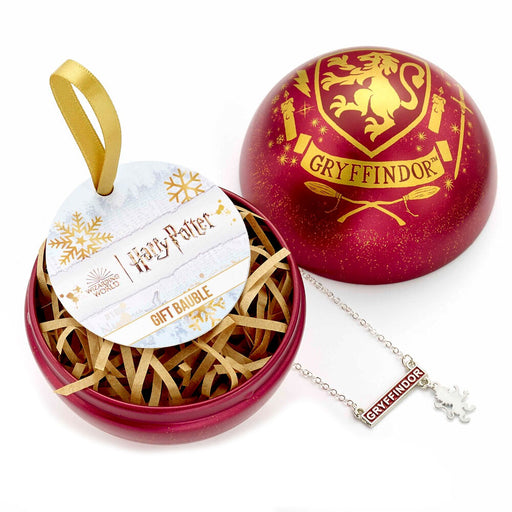 Harry Potter Gryffindor Necklace + Christmas ball-1