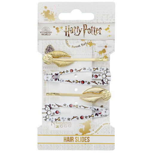 Harry Potter Golden Snitch pack 4 hair clip-1
