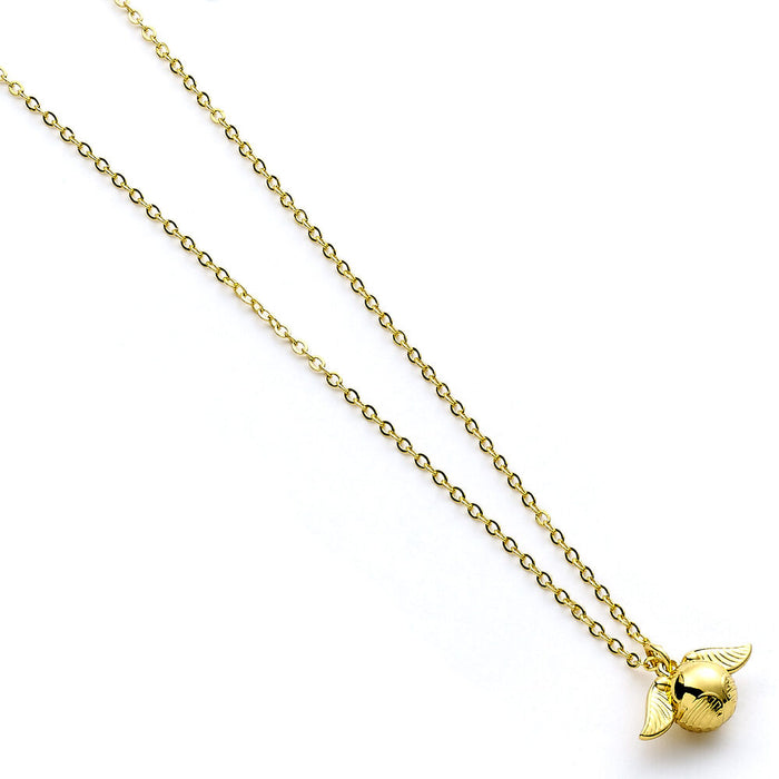 Harry Potter Golden Snitch necklace-3