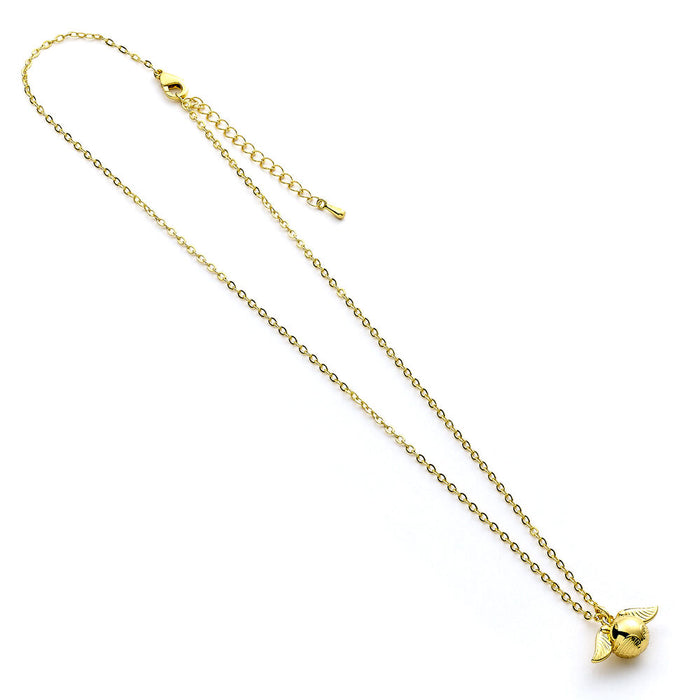 Harry Potter Golden Snitch necklace-1