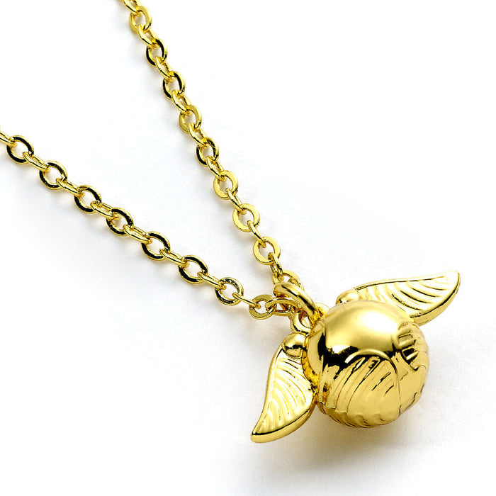 Harry Potter Golden Snitch necklace-4
