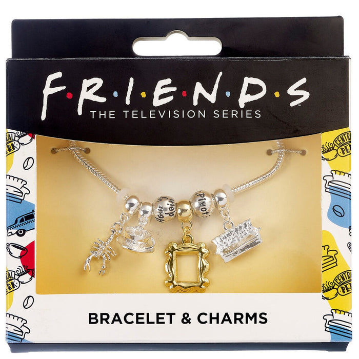 Friends Silver Plated Charm bracelet-2