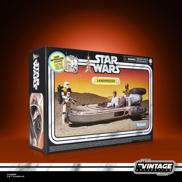 Star Wars Landspeeder + Luke Skywalker figure-3