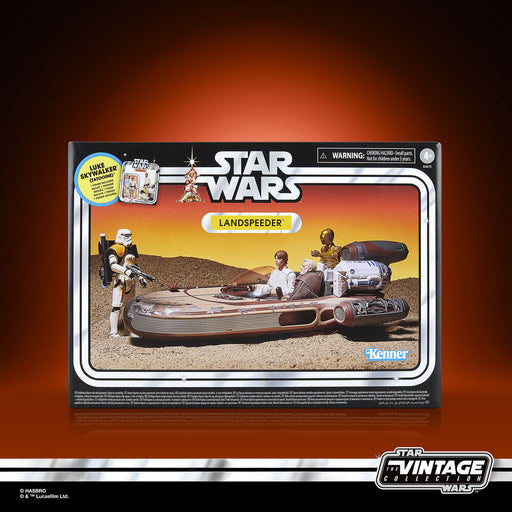 Star Wars Landspeeder + Luke Skywalker figure-1
