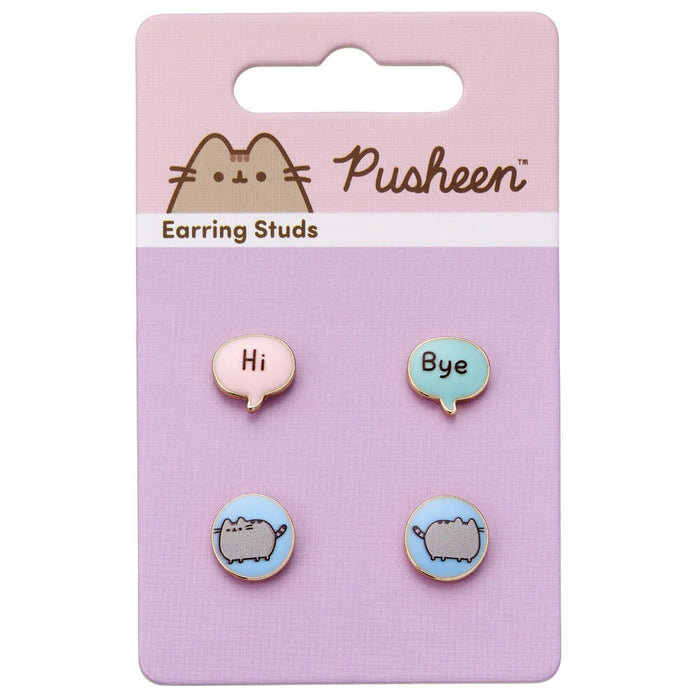 Pusheen Hi Bye Set 3 pairs of earrings-1