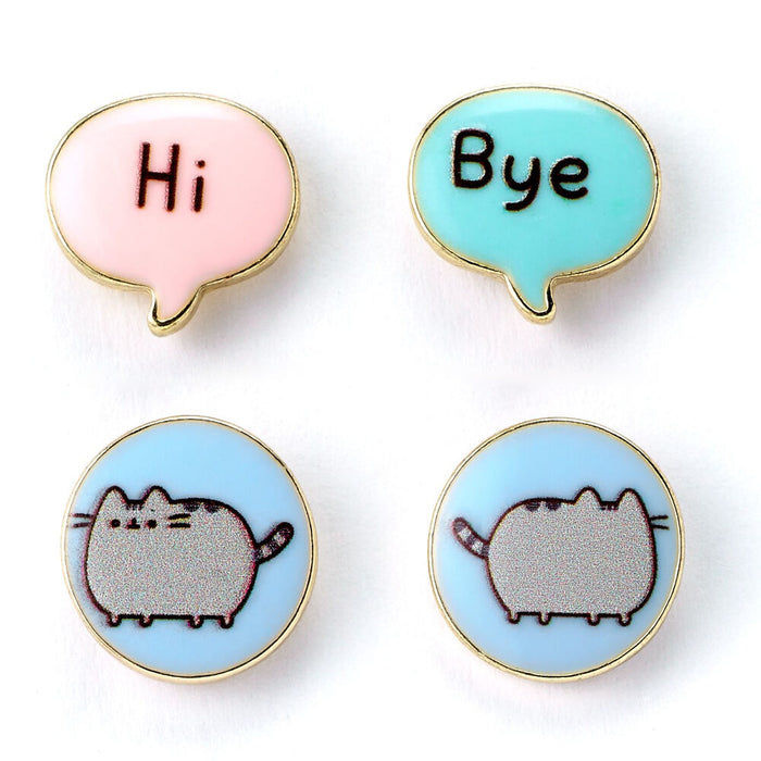 Pusheen Hi Bye Set 3 pairs of earrings-3