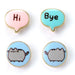 Pusheen Hi Bye Set 3 pairs of earrings-3