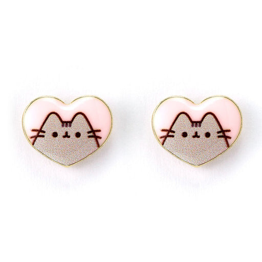 Pusheen Heart earrings-1
