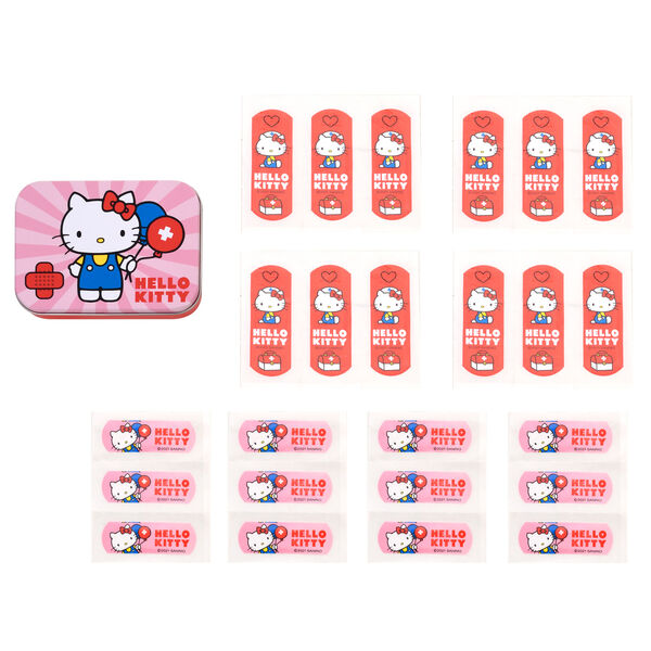 Hello Kitty metal band-aid box-2