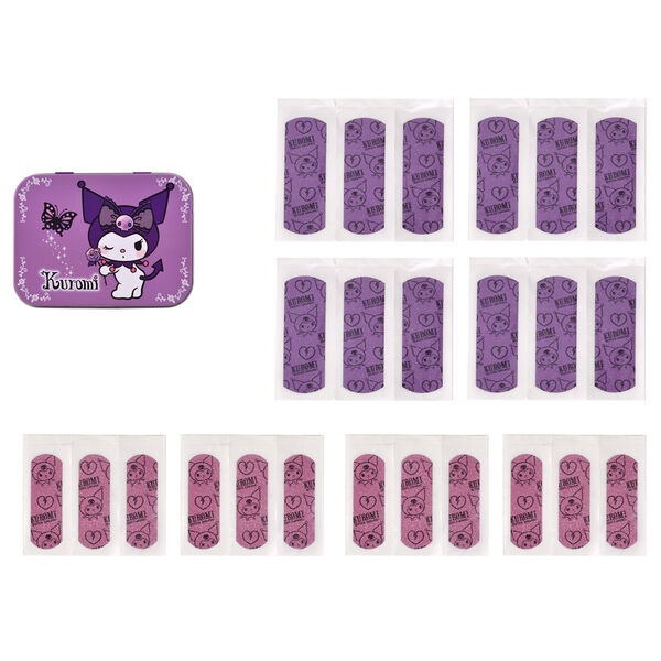 Hello Kitty Kuromi metal band-aid box-2
