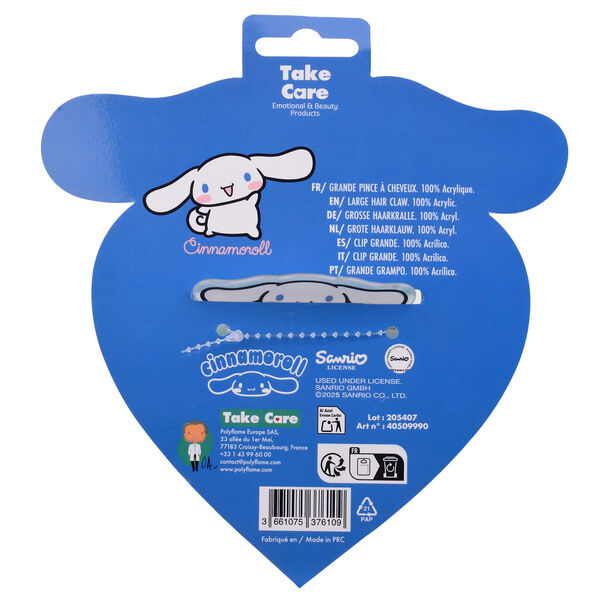 Hello Kitty Cinnamoroll premium hair clip-3