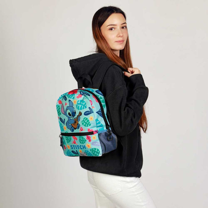 Disney Stitch Guitar backpack 33cm-3