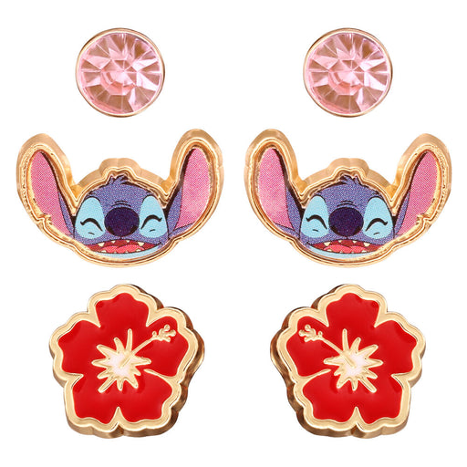 Disney Stitch Set 3 pairs of earrings-1