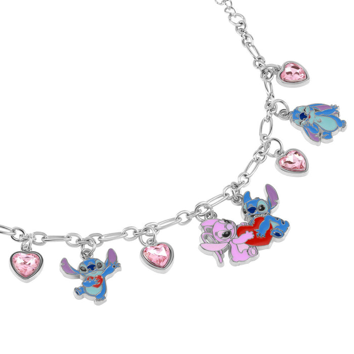 Disney Stitch Angel charm bracelet-3