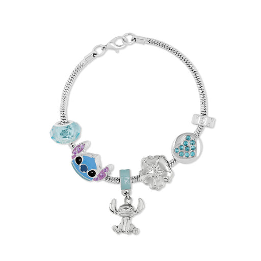 Disney Stitch charm bracelet silver-1