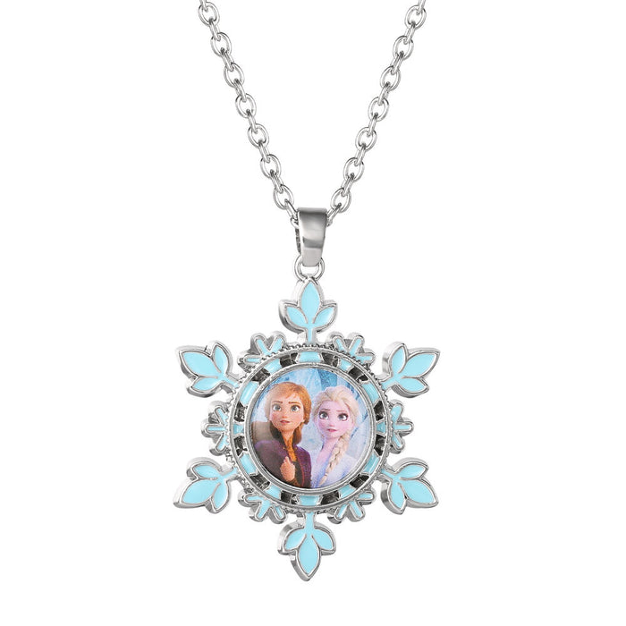 Disney Frozen Elsa & Anna necklace-1