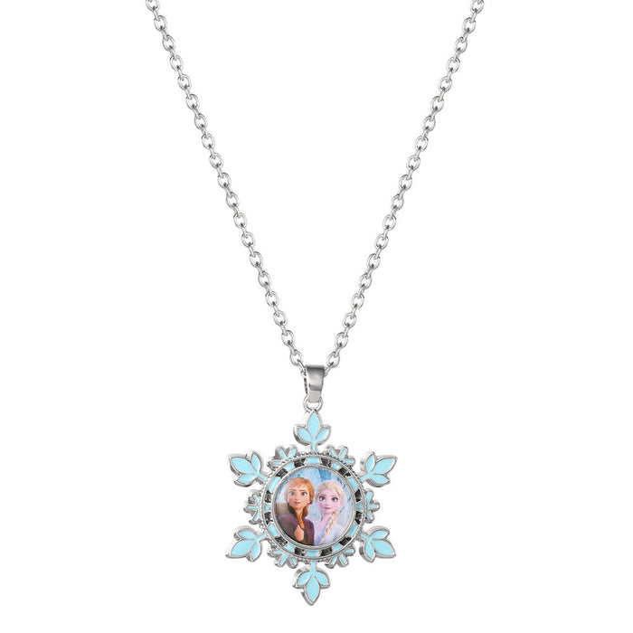 Disney Frozen Elsa & Anna necklace-3