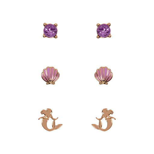 Disney The Little Mermaid Set 3 pairs of earrings-1