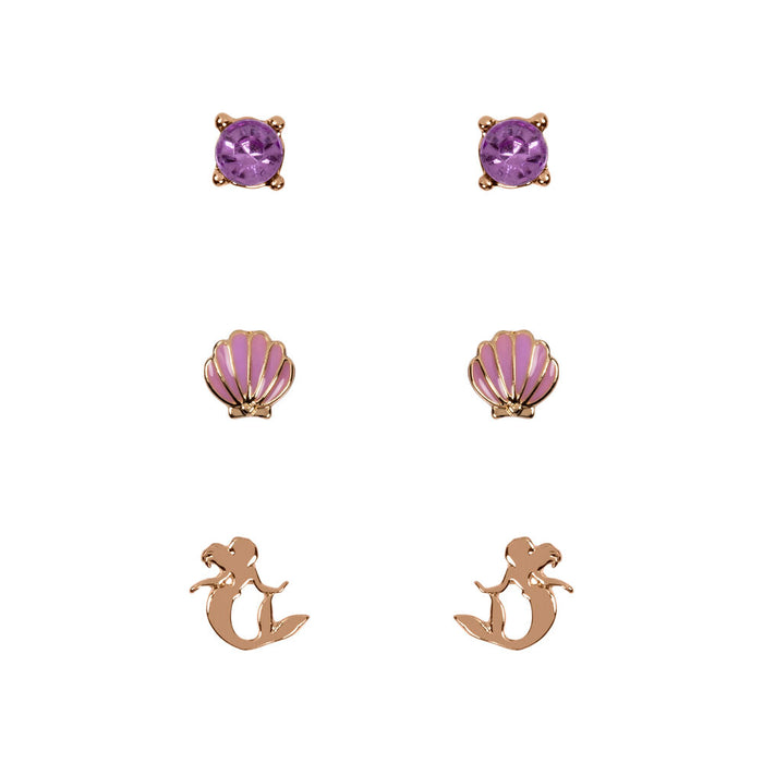 Disney The Little Mermaid Set 3 pairs of earrings-1