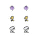 Snoopy Set 3 pairs of earrings-1