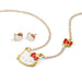 Hello Kitty Set necklace + earrings-1