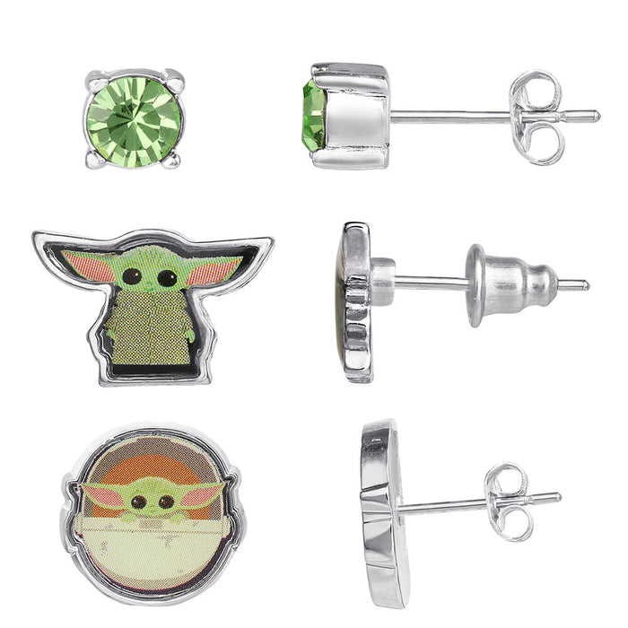 Star Wars Baby Yoda Set 3 pairs of earrings-3