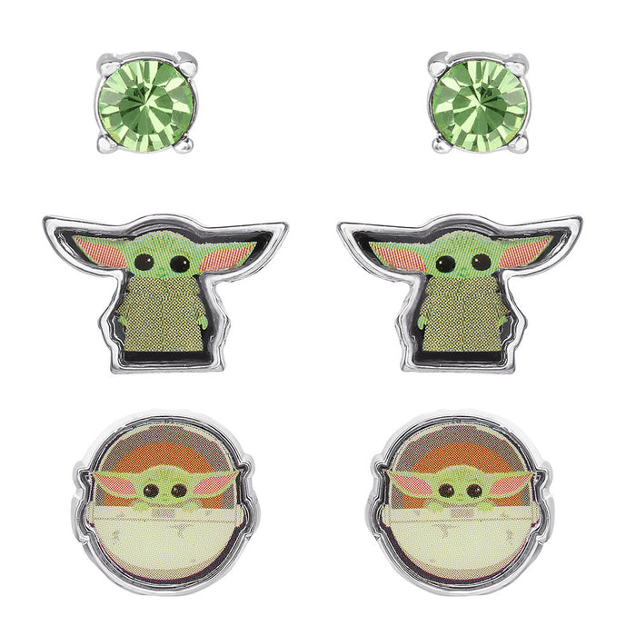 Star Wars Baby Yoda Set 3 pairs of earrings-1