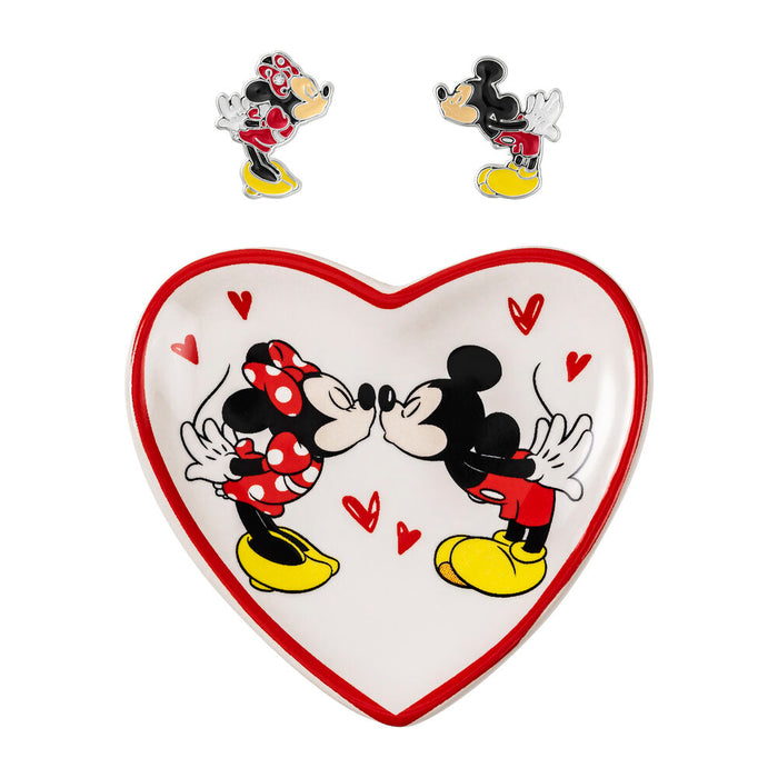 Disney Mickey &#38; Minnie earrings + jewellery plate-1