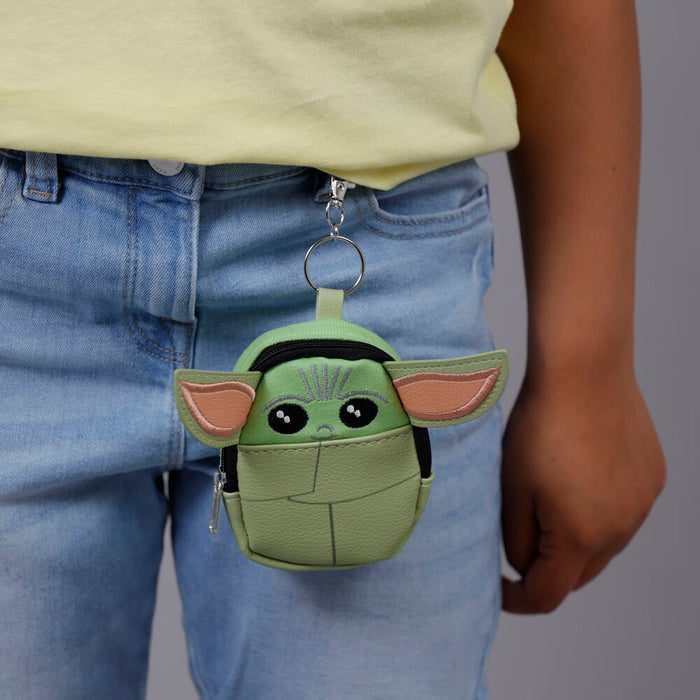 Star Wars The Mandalorian Grogu Mini backpack keychain-3