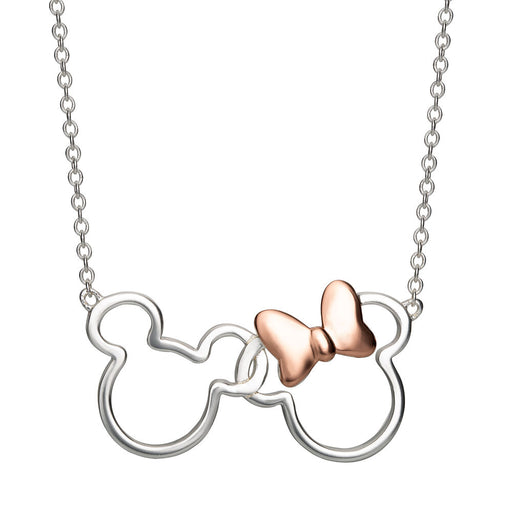 Disney Mickey & Minnie necklace silver-1