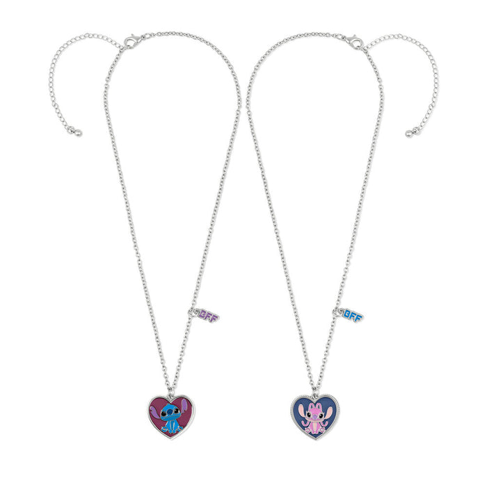 Disney Angel &#38; Stitch Set 2 necklaces-2