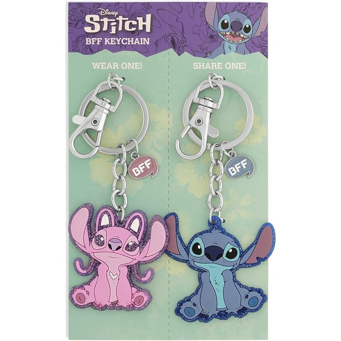 Disney Angel &#38; Stitch Set 2 keychains-2