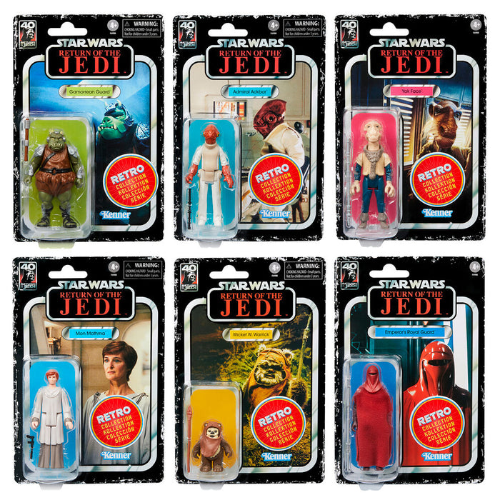 Star Wars Return of the Jedi Retro Collection figure 9,5cm set 6 pack-2
