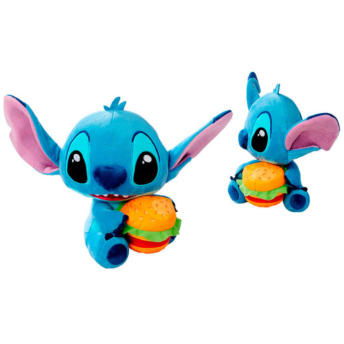 Disney Stitch Hamburger plush toy 25cm-2