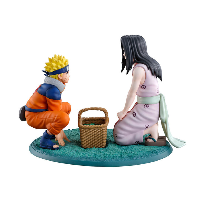 Naruto The Land of Waves Naruto Uzumaki &#38; Haku Ichibansho figure 10cm-2