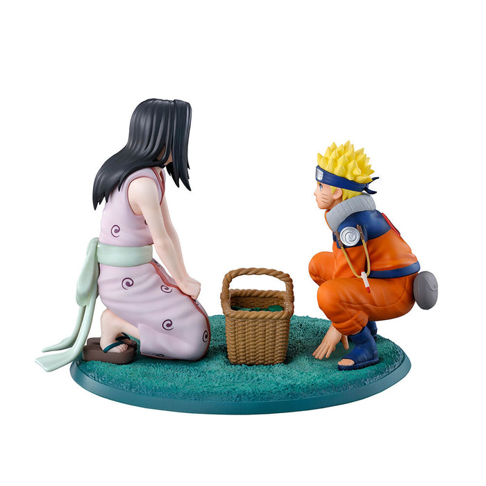 Naruto The Land of Waves Naruto Uzumaki &#38; Haku Ichibansho figure 10cm-4