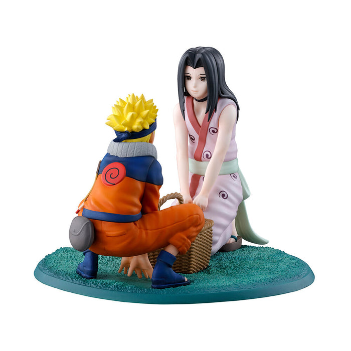 Naruto The Land of Waves Naruto Uzumaki &#38; Haku Ichibansho figure 10cm-1