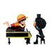 One Piece Luffy & Brook Word Collectable Stories figure 8cm-1