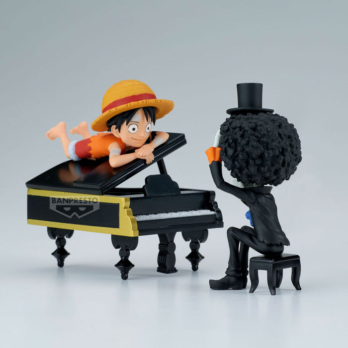 One Piece Luffy & Brook Word Collectable Stories figure 8cm-3